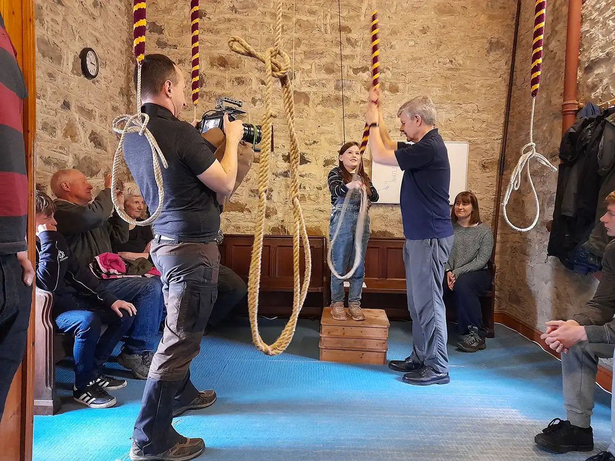 Behind the scenes